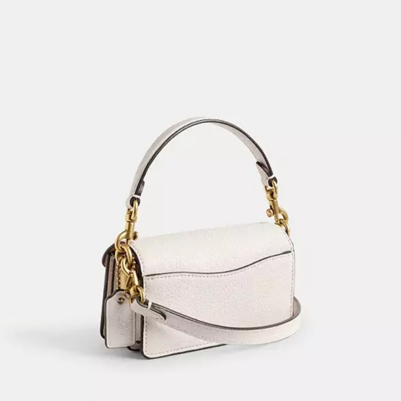 NWT❤️ Coach Tabby 12 Mini Chalk White Crossbody CN731 - Picture 2 of 12